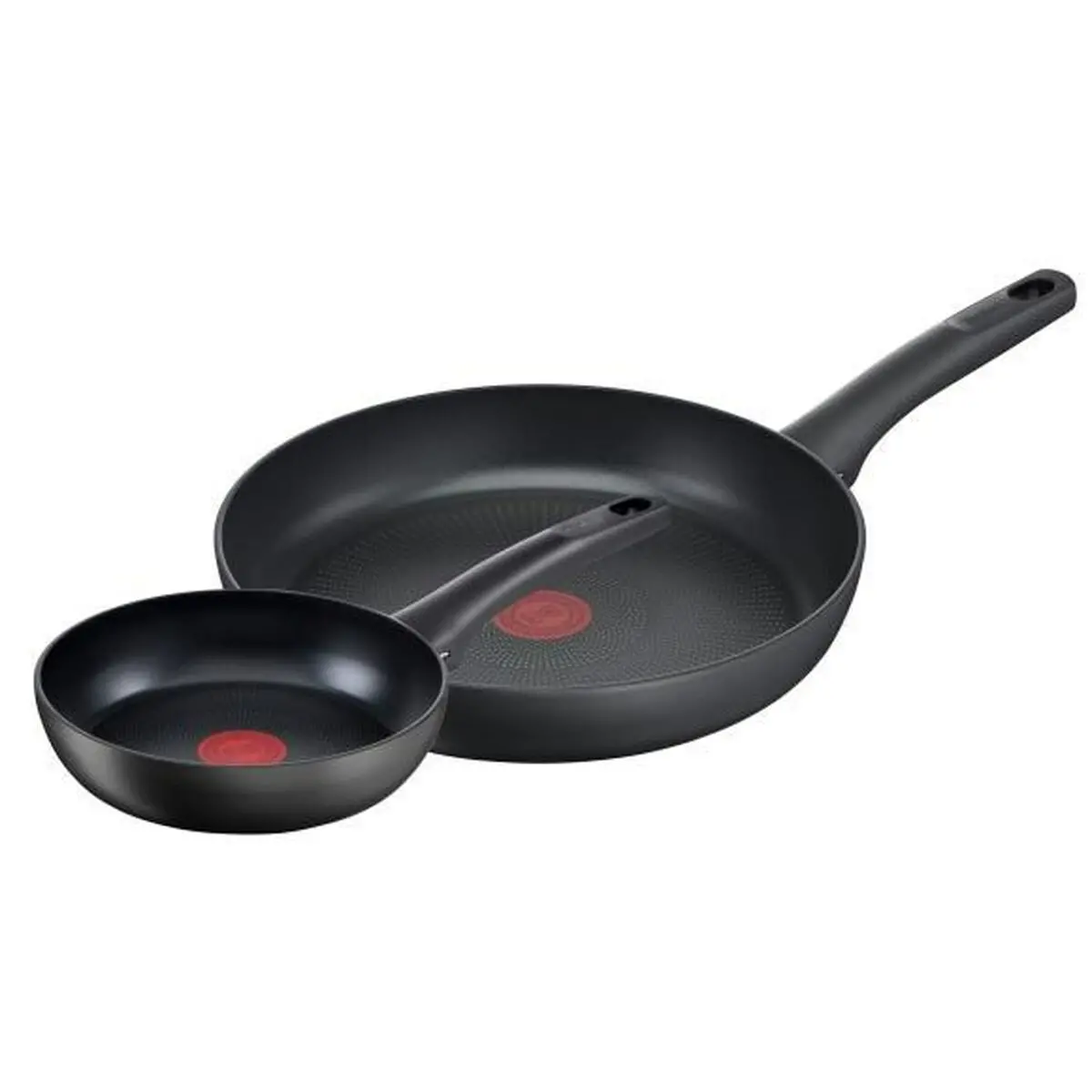 Set Of Frying Pans Tefal G26890 Black Aluminium (2 Units) 1