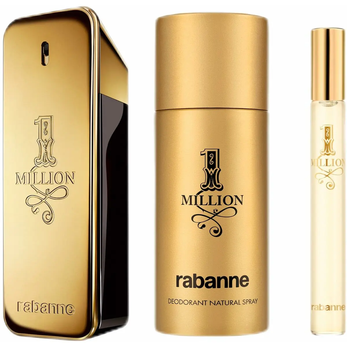 Men's Perfume Set Paco Rabanne 1 Million 3 Pieces 1