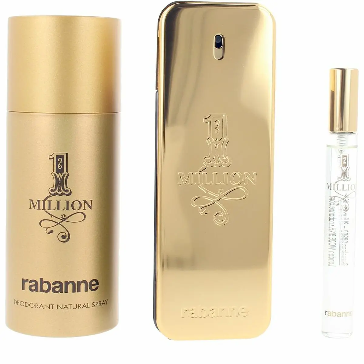 Men's Perfume Set Paco Rabanne 1 Million 3 Pieces 1