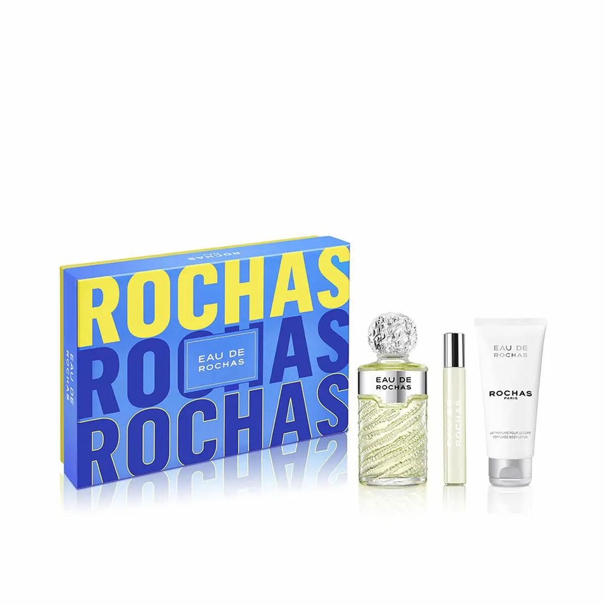 Women's Perfume Set Rochas Eau De Rochas 3 Pieces 1