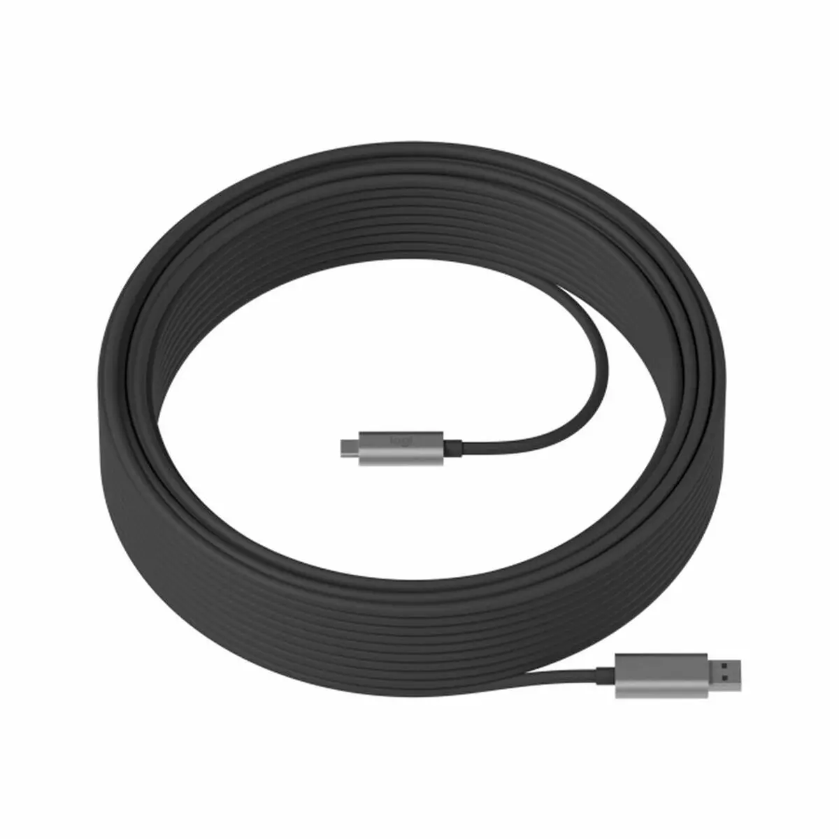 Usb A To Usb C Cable Logitech 939-001802 Black 25 M 1