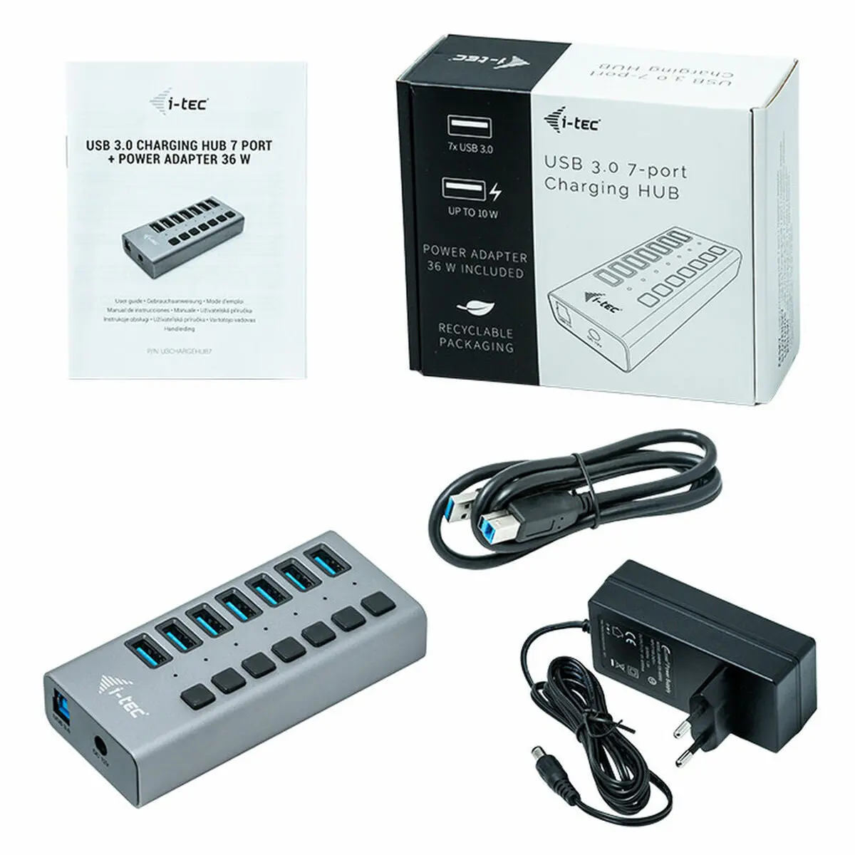 Usb Hub I-Tec U3chargehub7 1