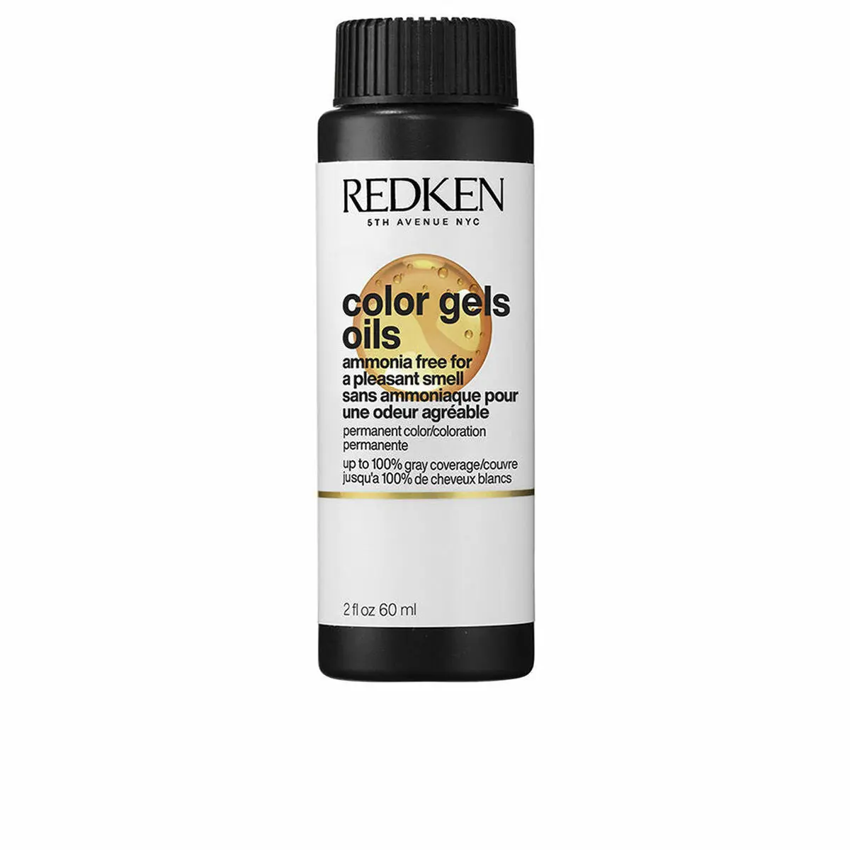 Permanent Colour Redken Color Gel Oils Platinum Blonde Nº 10Av-10.12 Nº 10Av-10.12 60 Ml X (3 Units) 1