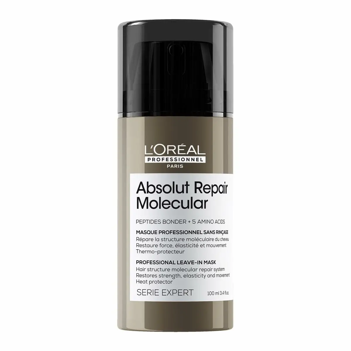 Hair Mask Without Clarifier L'oreal Professionnel Paris Absolut Repair Molecular 100 Ml Repair Complex 1