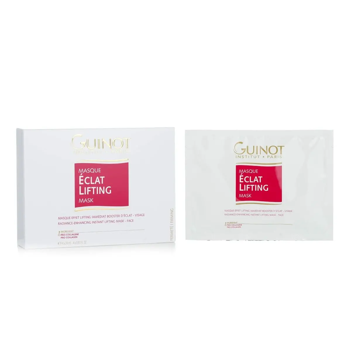 Facial Mask Guinot Eclat Lifting 4 Units 1