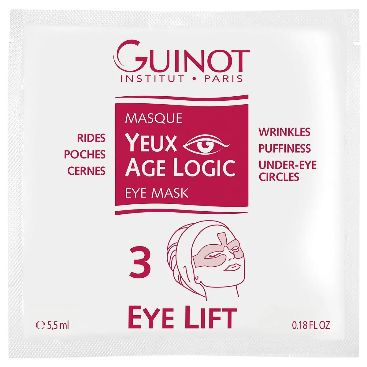 Facial Mask Guinot Age Logic Yeux 4 Units 1