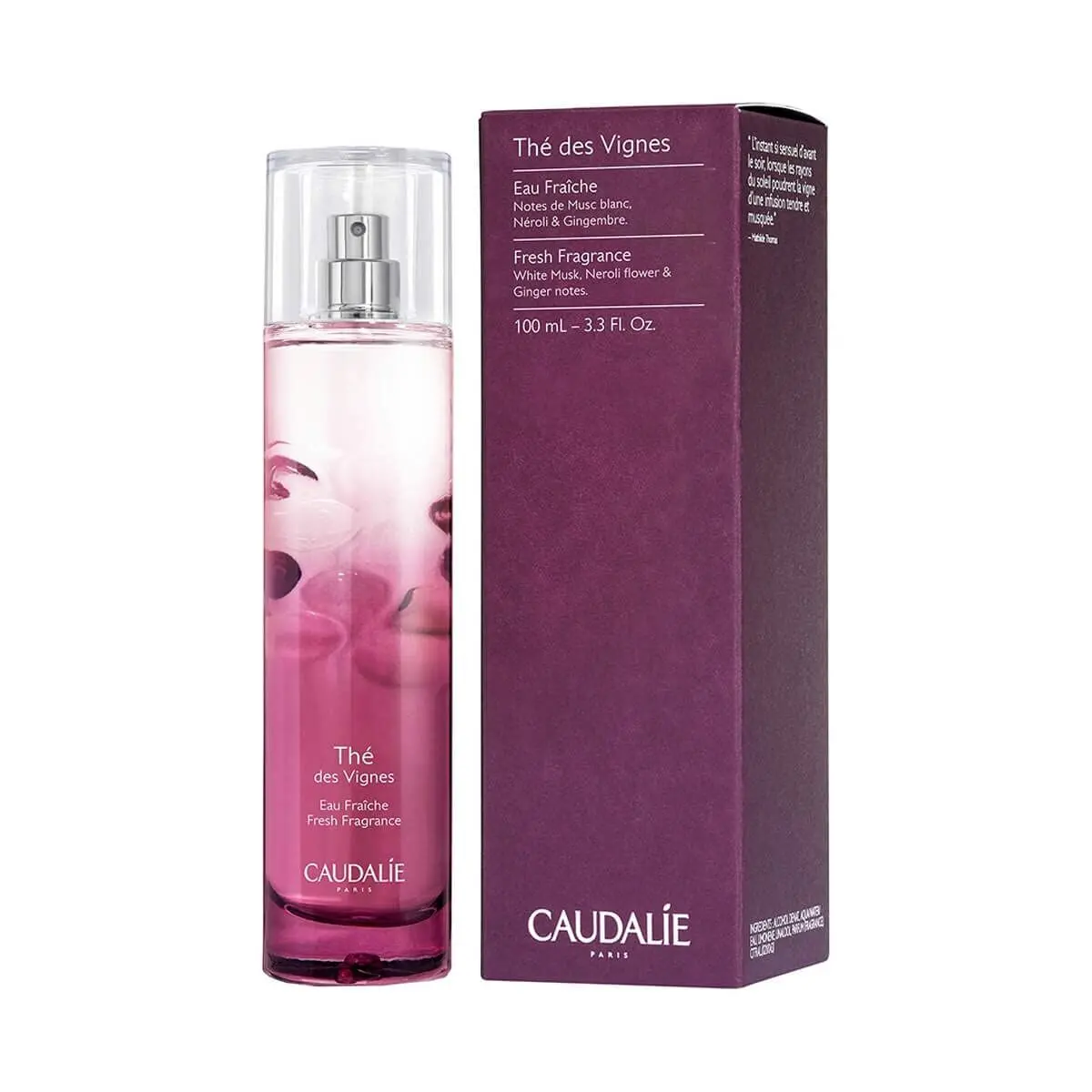 Unisex Perfume Caudalie Thé Des Vignes Ef 100 Ml Eau Fraiche 1