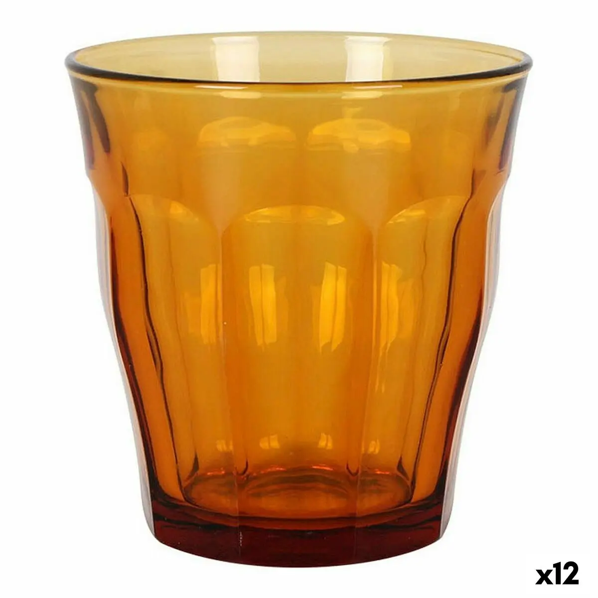 Set Of Glasses Duralex Picardie Amber 4 Pieces 310 Ml (12 Units) 1