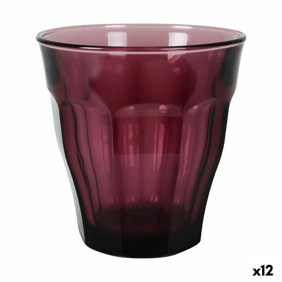 Set Of Glasses Duralex Picardie Purple 4 Pieces 250 Ml (12 Units) 1