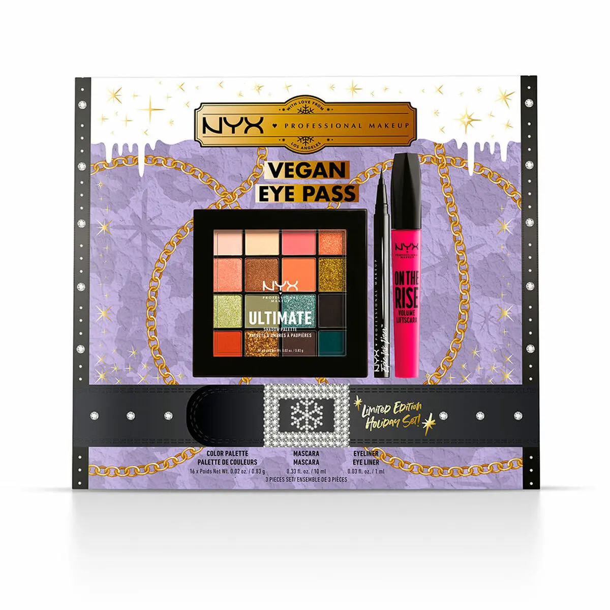 Make-Up Set Nyx Vegan Eye Pass Limited Edition Limited Edition 3 Pieces 1