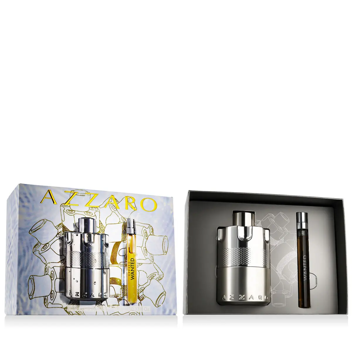 Men's Perfume Set Azzaro Wanted Eau De Parfum Edp 2 Pieces 1