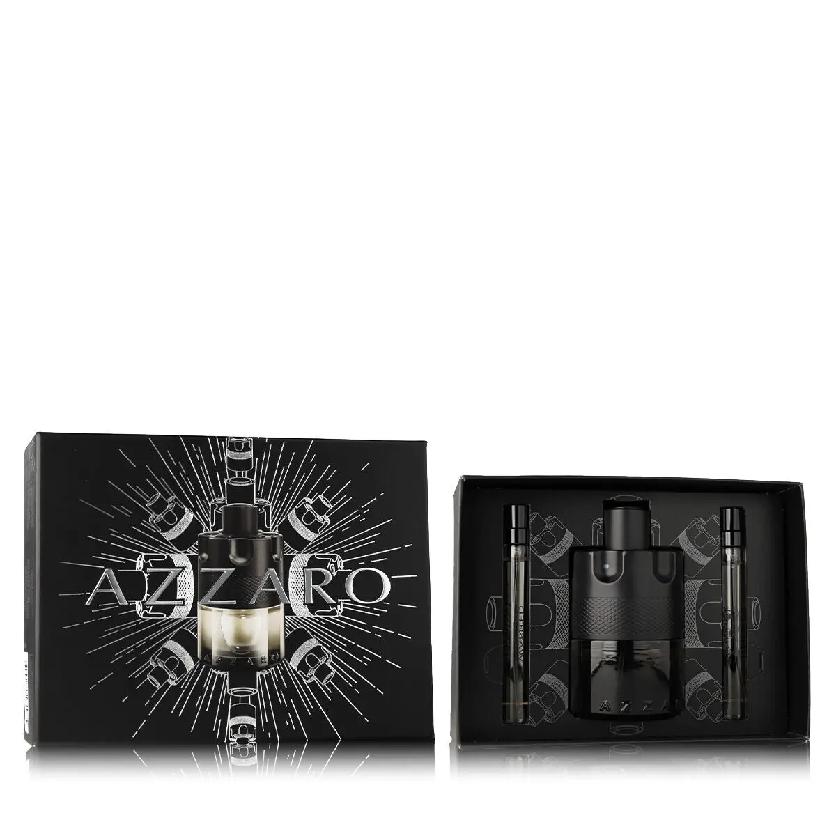 Men's Perfume Set Azzaro The Most Wanted Intense Edt 3 Pieces 1
