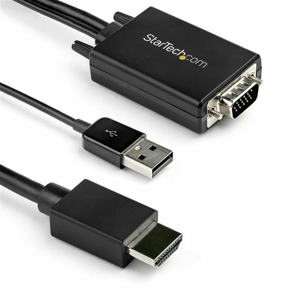 Hdmi To Vga Adapter Startech Vga2hdmm2m           (2 M) Black 1