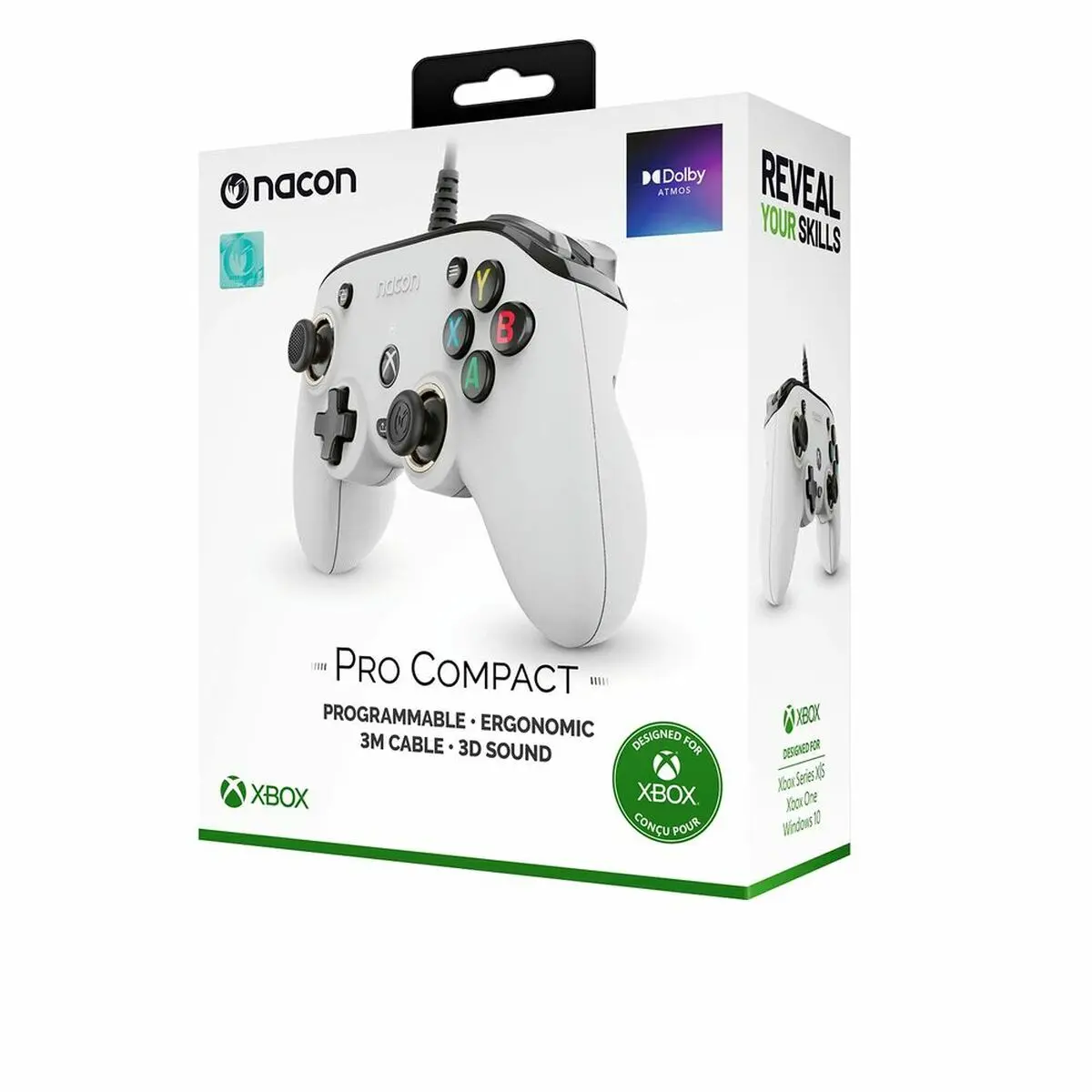 Videogame Console Joystick Nacon Xbxprocompactwhite 1