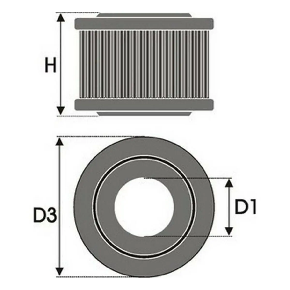 Air Filter Green Filters R727404 2