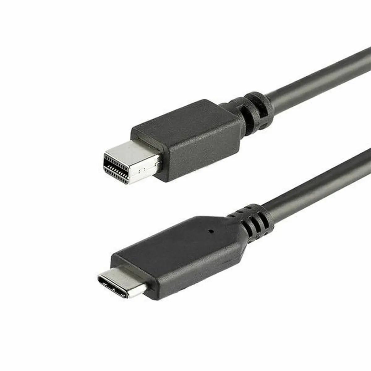 Usb C To Mini Displayport Adapter Startech Cdp2mdpmm1mb         Black 1 M 1