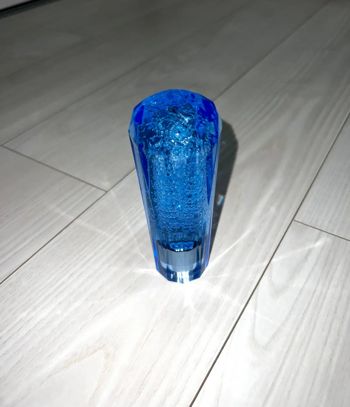 Blue Bubble Shift Knob 1