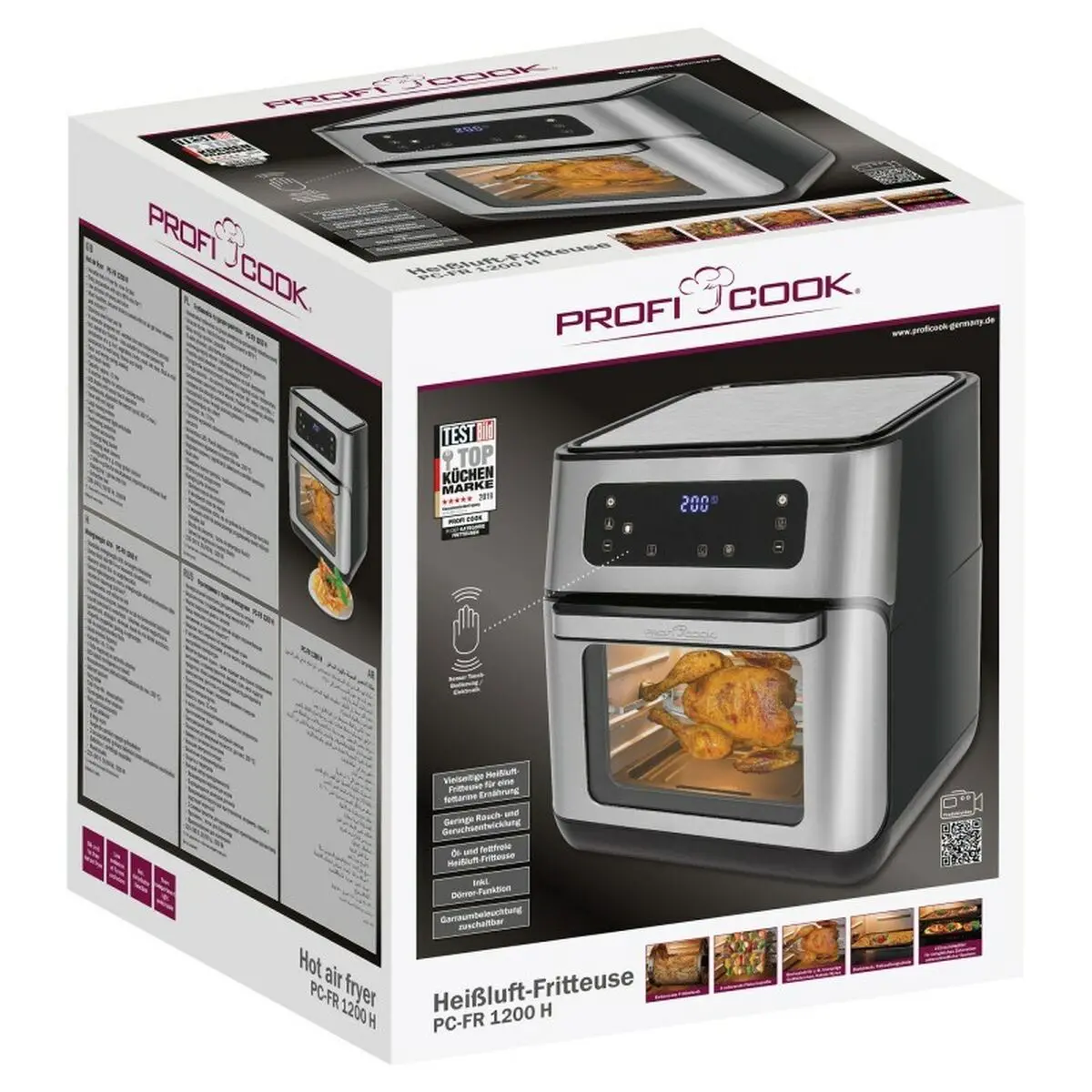 Air Fryer Proficook Pc-Fr 1200 H Black 1500 W 11 L 1