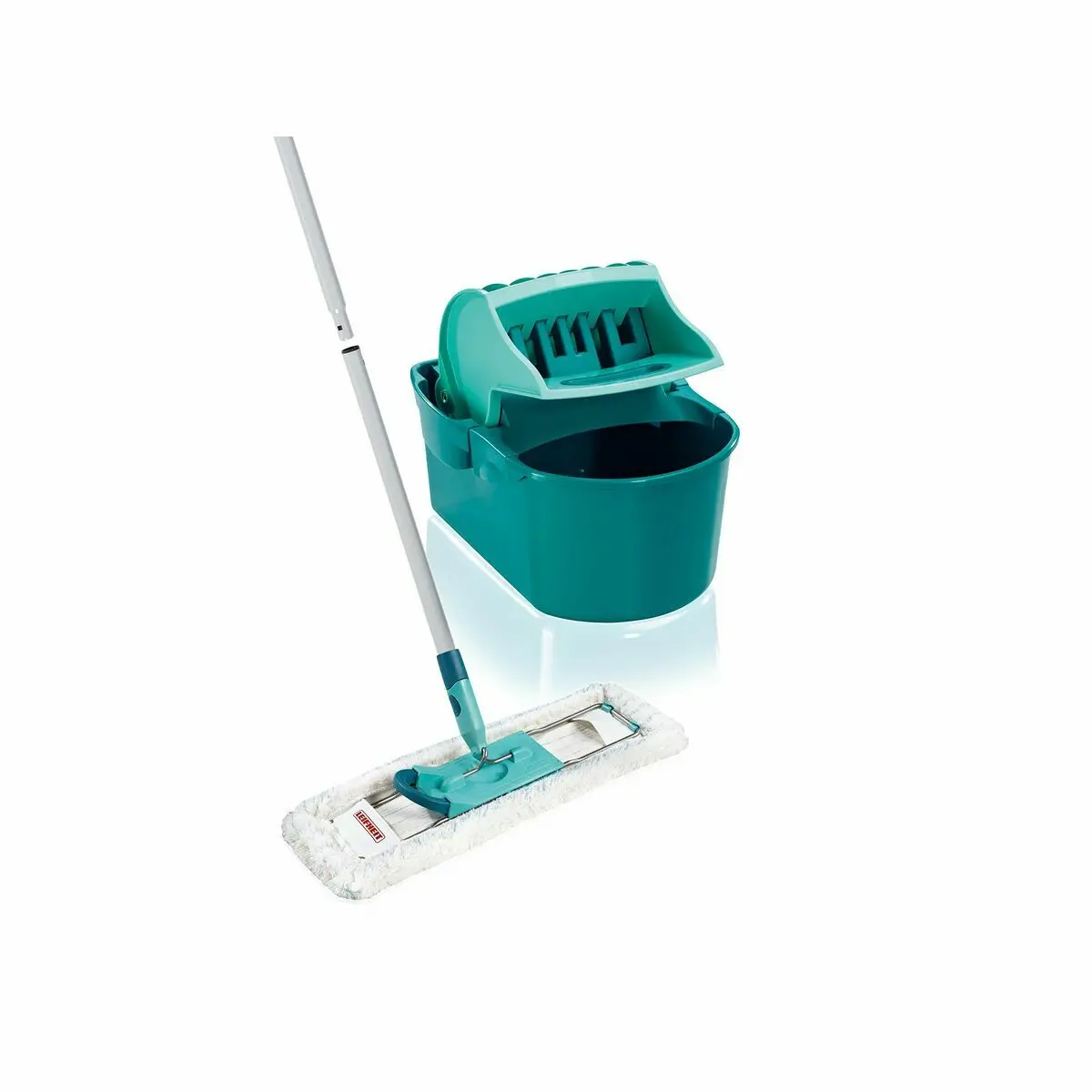 Mop With Bucket Leifheit 55092 Blue Grey Microfibre 1