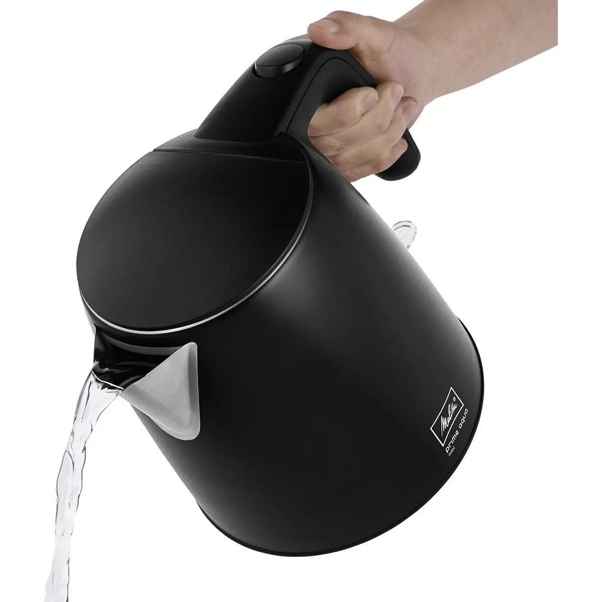 Kettle Melitta Prime Aqua Mini Black Edition 1 Black Stainless Steel Plástico,Acero Inoxidable 2200 W 1,7 L 1