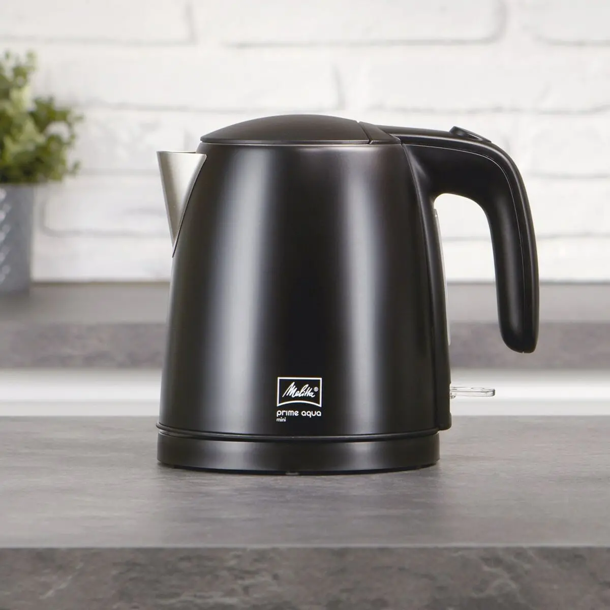 Kettle Melitta Prime Aqua Mini Black Edition 1 Black Stainless Steel Plástico,Acero Inoxidable 2200 W 1,7 L 2