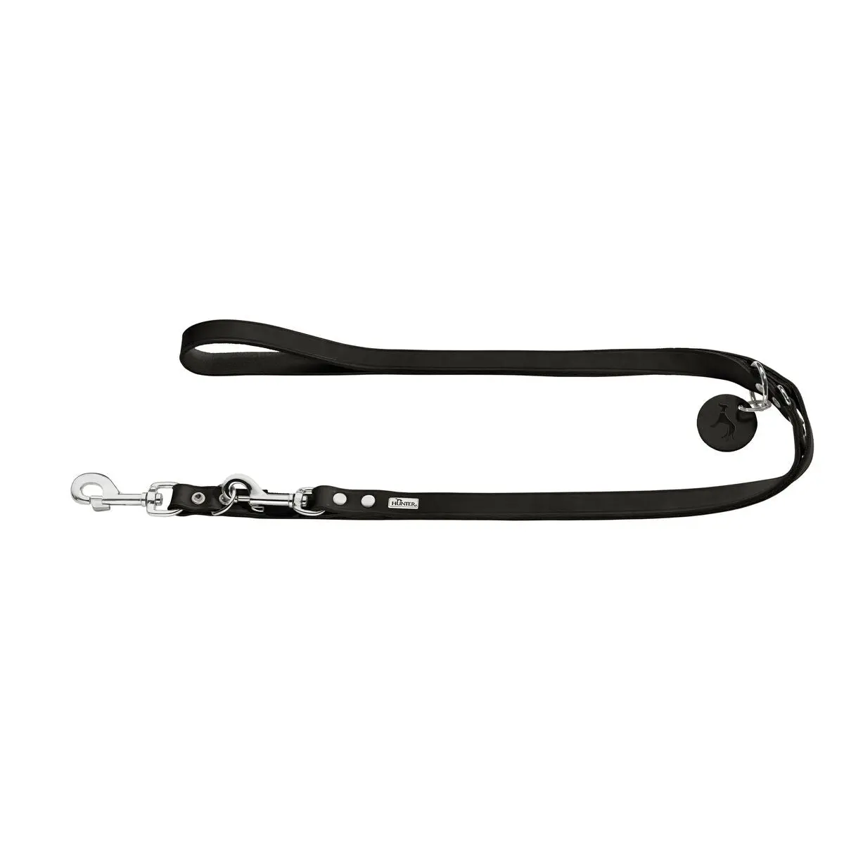 Dog Lead Hunter Black 200 Cm 1