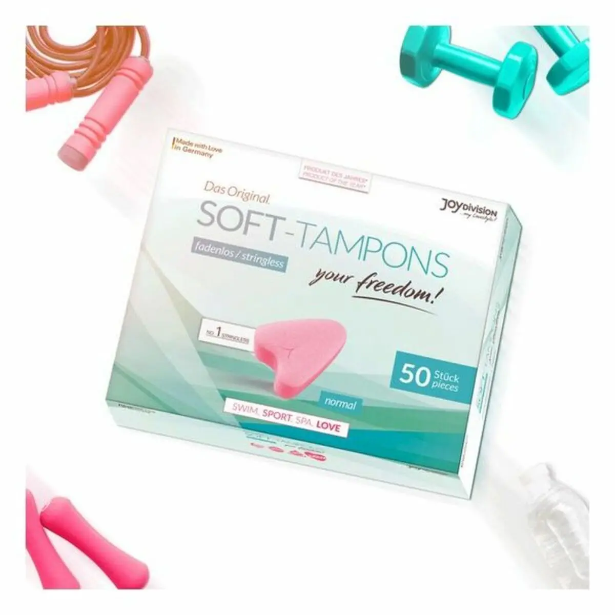 Hygienic Tampons Sport, Spa & Love Joydivision 6300630000 Normal 50 Units 1