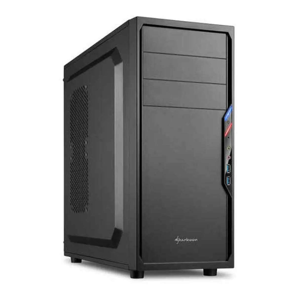 Atx Semi-Tower Box Sharkoon Vs4-V Black 1