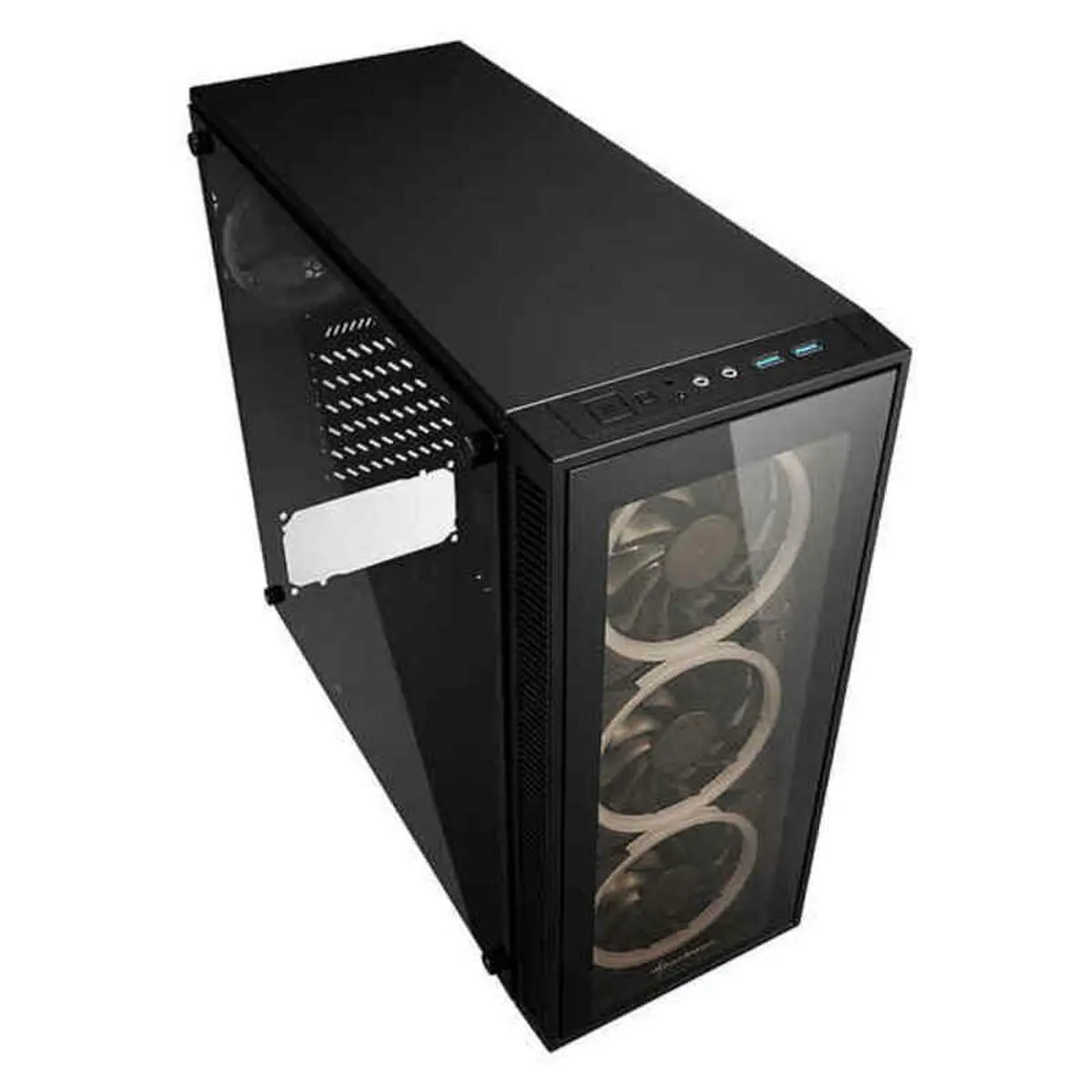 Atx Semi-Tower Box Sharkoon Tg4 Black Rgb 1