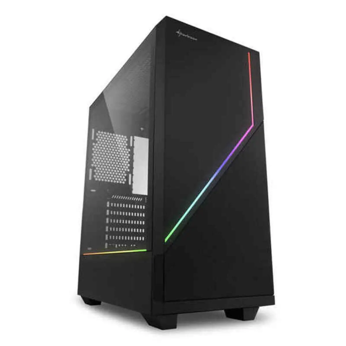 Atx Semi-Tower Box Sharkoon 4044951028146 Black 1