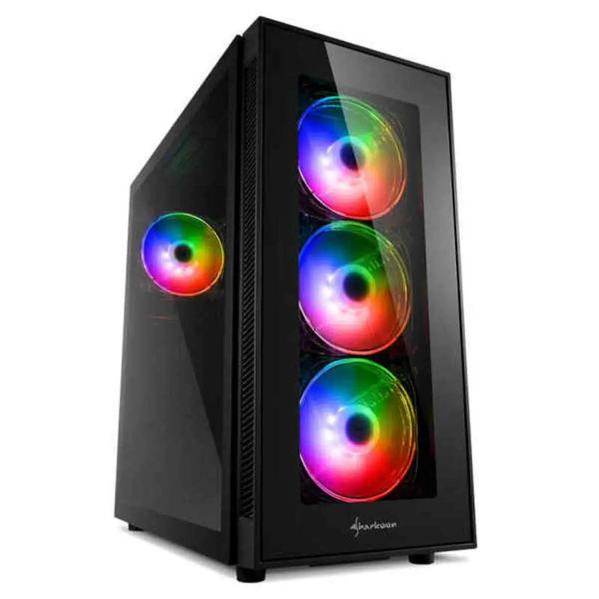 Atx Semi-Tower Box Sharkoon 4044951029105 Black 1