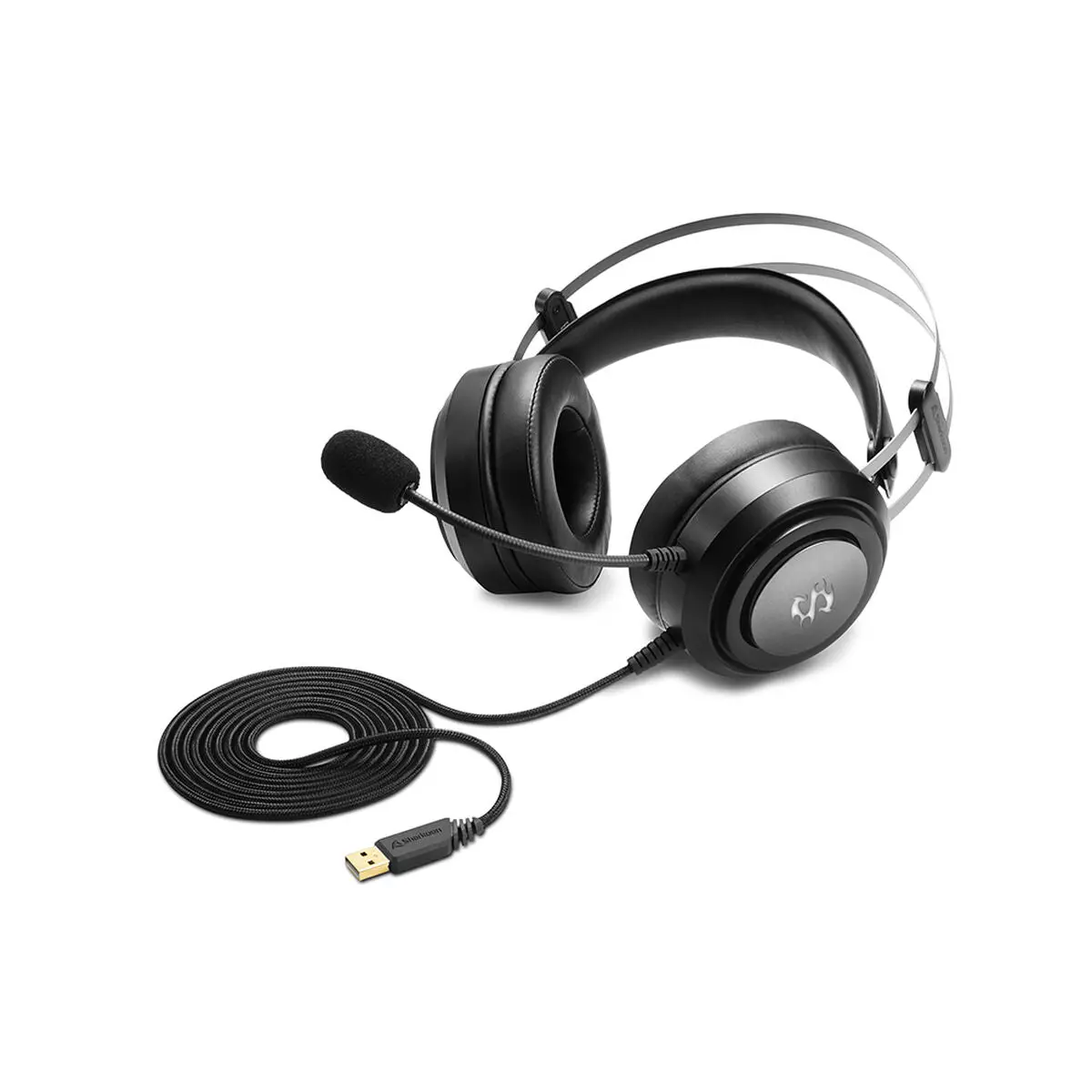 Headphones With Microphone Sharkoon Skiller Sgh30 Black 2