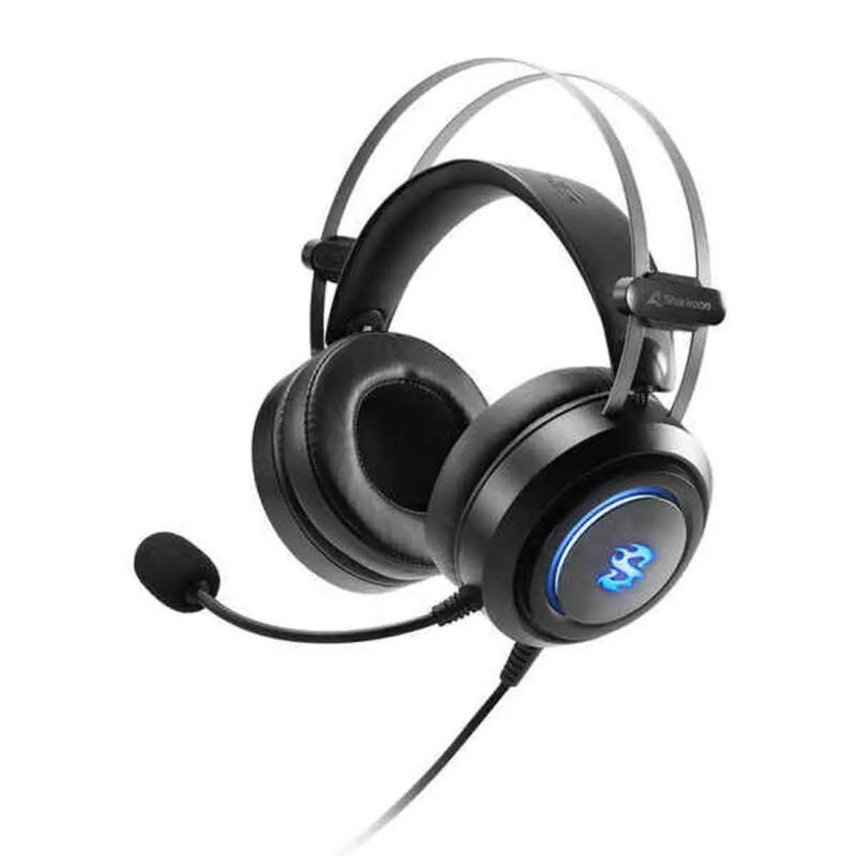 Headphones With Microphone Sharkoon Skiller Sgh30 Black 1