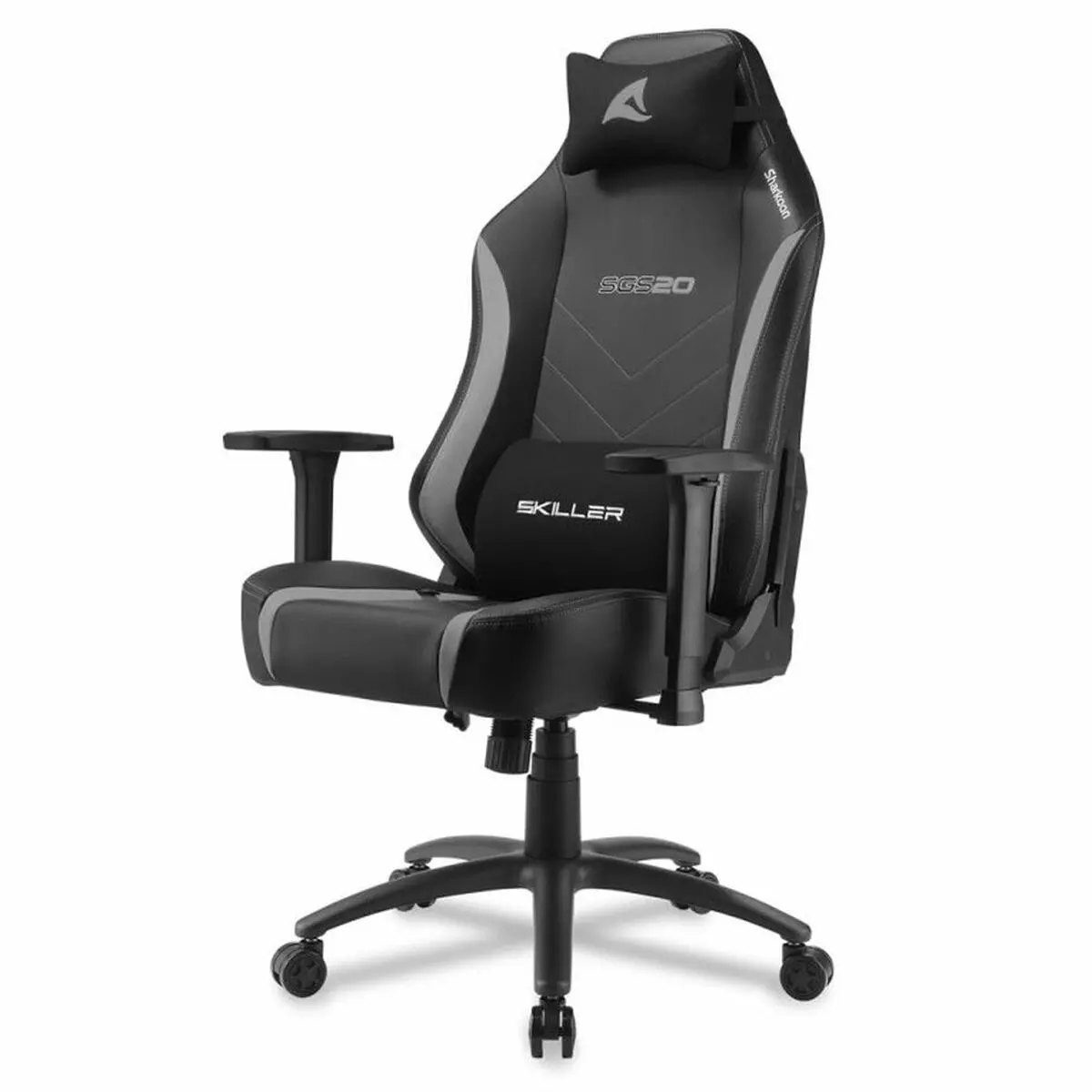 Gaming Chair Sharkoon Black Grey 1