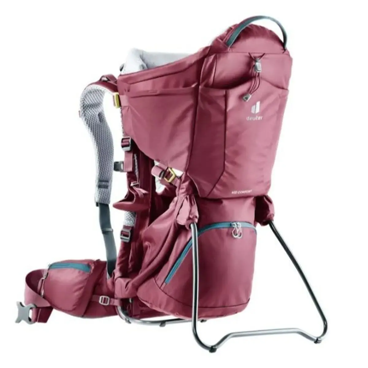 Baby Carrier Backpack Deuter Kid Comfort Maron Red 22 Kg 2