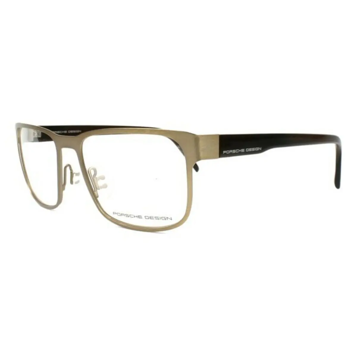 Men' Spectacle Frame Porsche P8291-D Black Golden Ø 55 Mm 1