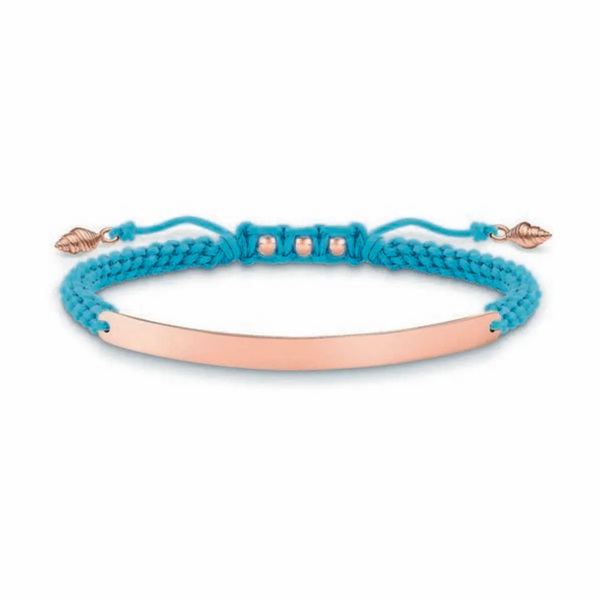 Ladies'bracelet Thomas Sabo Lba0062-597-1 Blue Rose Gold Silver 1