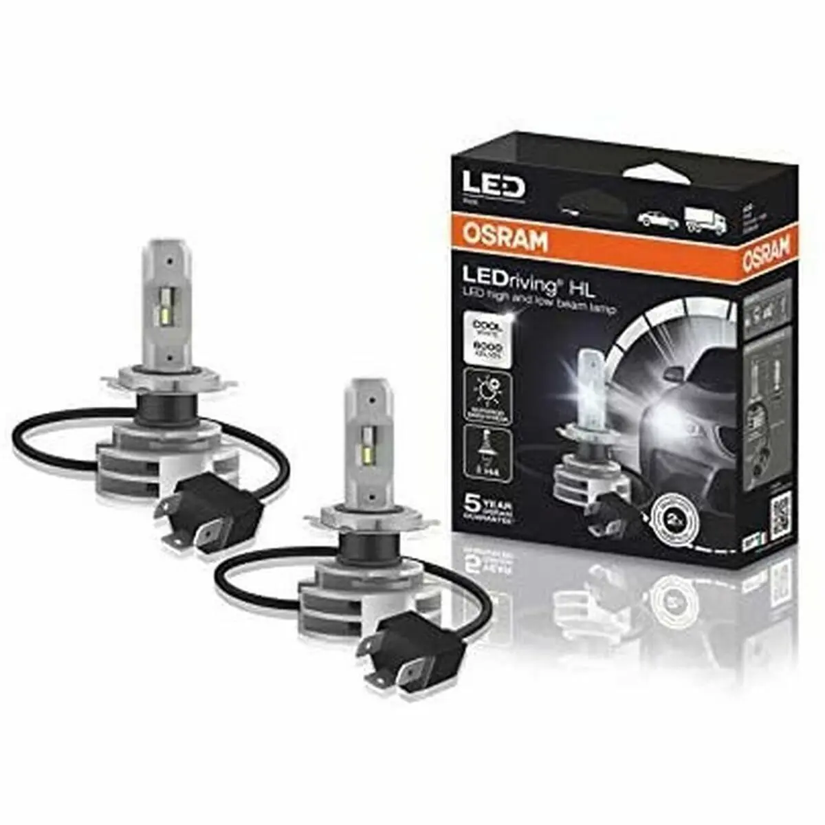 Car Bulb Osram Os9726cw 14W H4 6000K Cool White 1