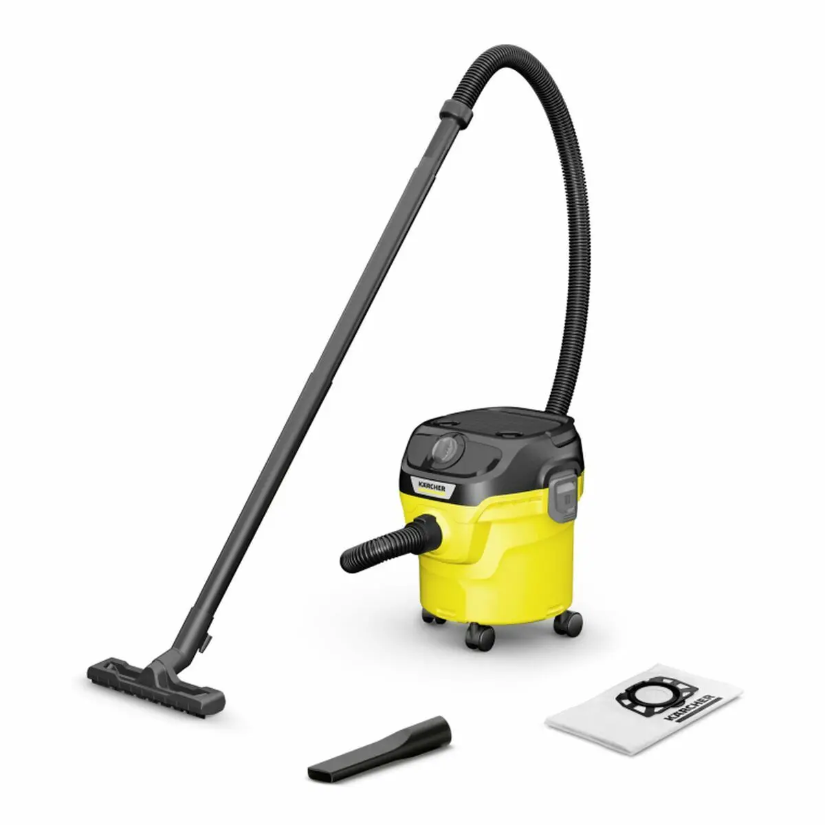 Bagged Vacuum Cleaner Kärcher 1.628-401.0 1000W 12 L Yellow Black 1000 W 1