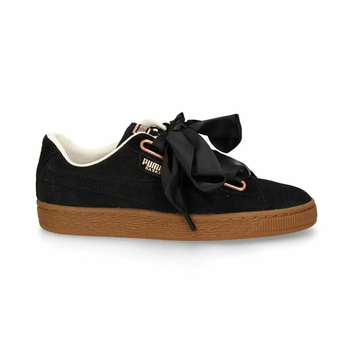 Sports Trainers For Women Puma  Basket Heart Corduroy Black 1