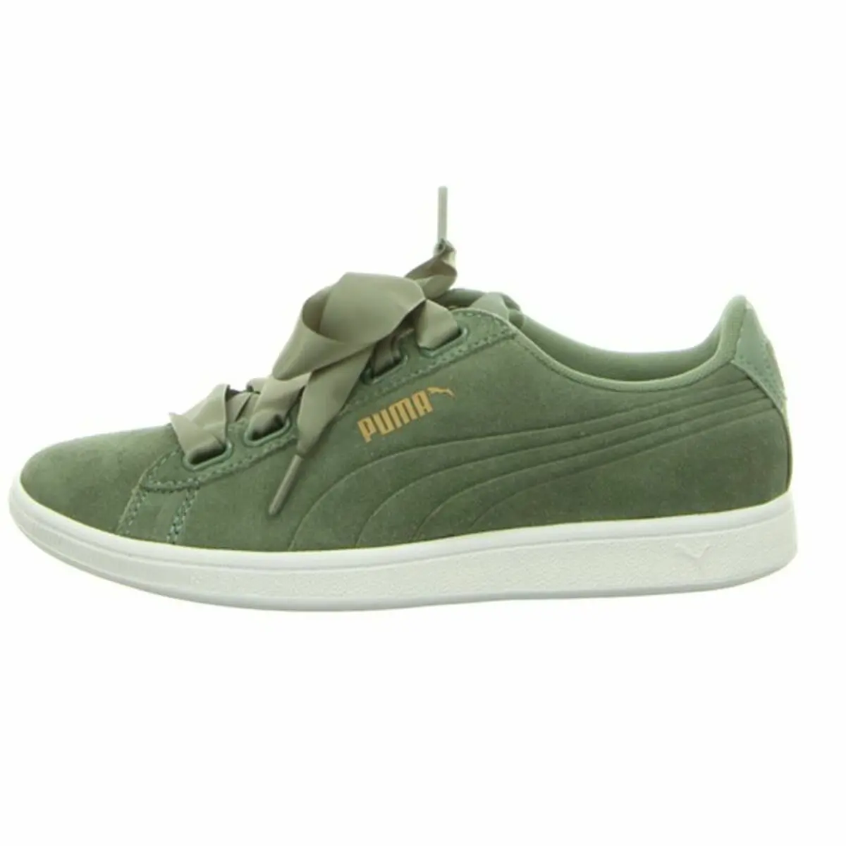 Sports Trainers For Women Puma Vikky Ribbon Sd P Olive 1