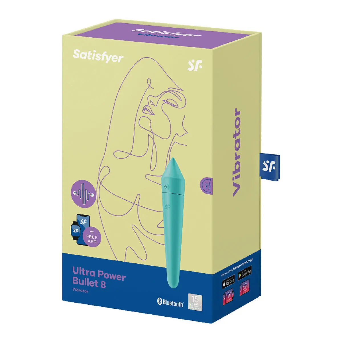 Bullet Vibrator Ultra Power Satisfyer Turquoise 1