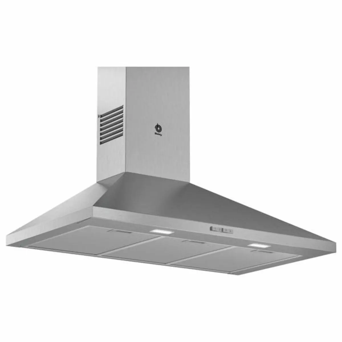 Conventional Hood Balay 3Bc696mx 600 M3/H 69 Db (A) Silver Steel 1