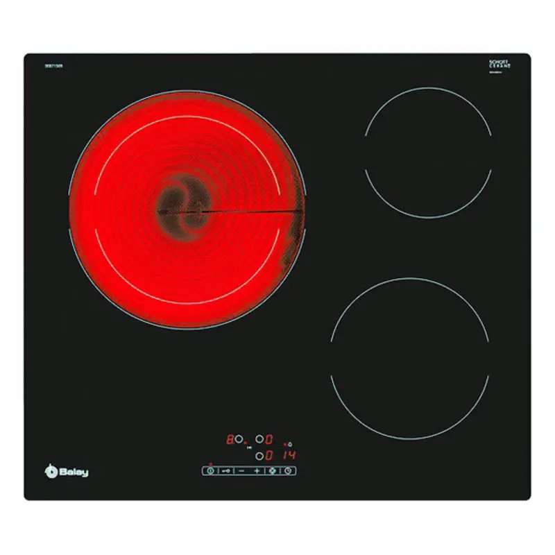 Glass-Ceramic Hob Balay 3Eb715er 5700W 60Cm 60 Cm 5700 W 1