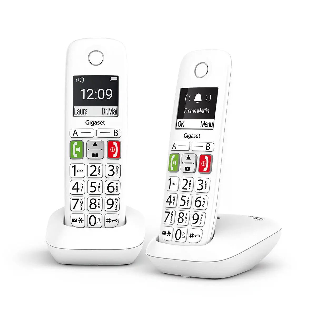 Wireless Phone Gigaset E290 Duo White 1