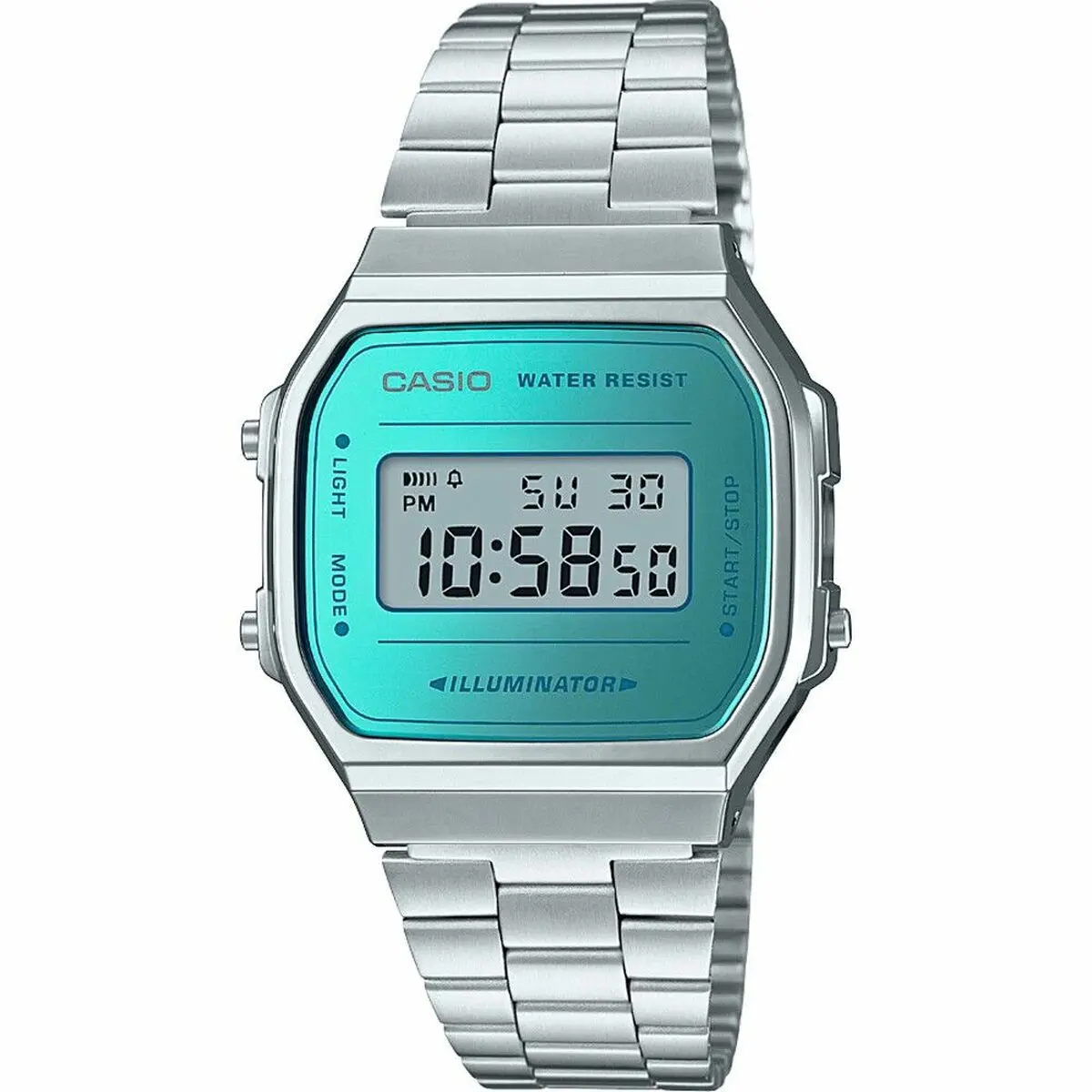 Men's Watch Casio A168wem-2Ef Silver 1