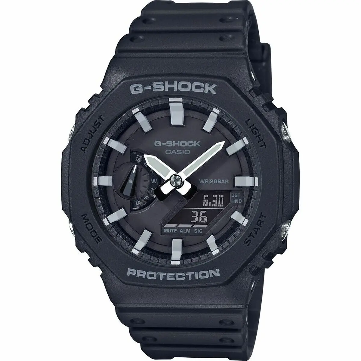 Men's Watch Casio G-Shock Ga-2100-1Aer Black 1