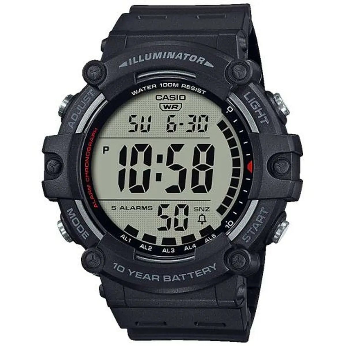 Men's Watch Casio Ae-1500Wh-1Avef Black 1