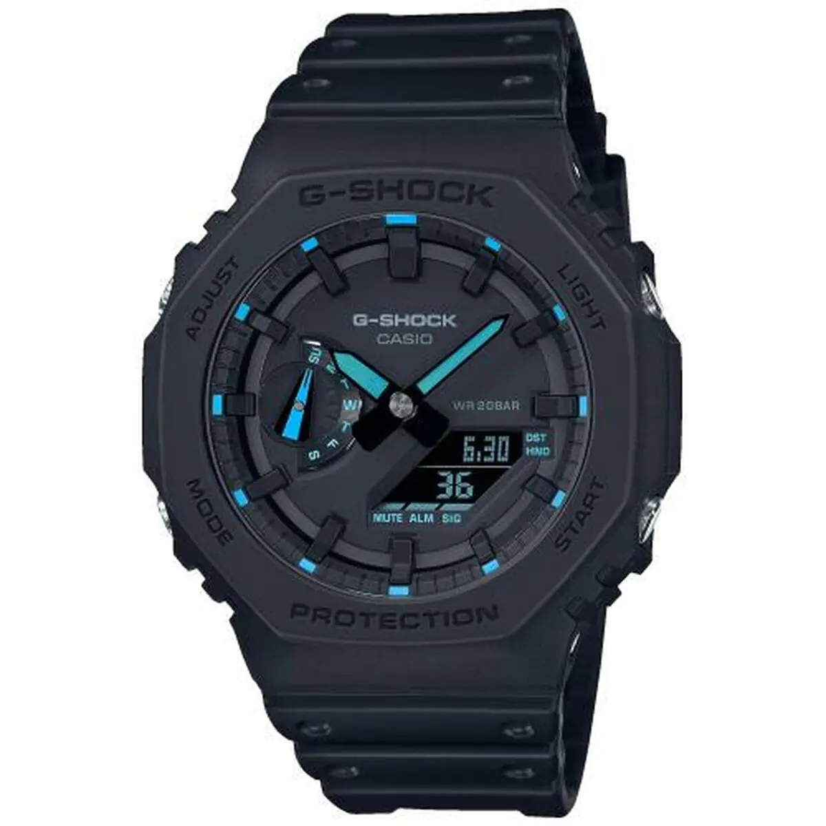 Men's Watch Casio G-Shock Ga-2100-1A2er Digital Analogue Black 1
