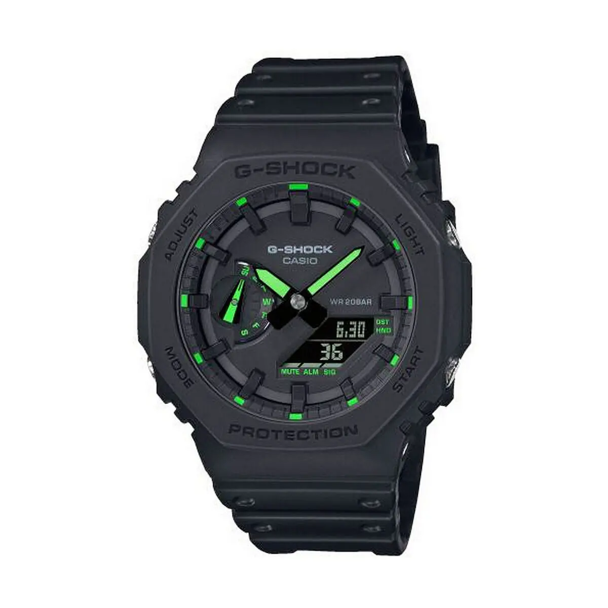 Men's Watch Casio G-Shock Oak - Neon Green Index (Ø 45 Mm) 1